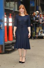 BRYCE DALLAS HOWARD Arrives at Good Morning America in New York 05/28/2019