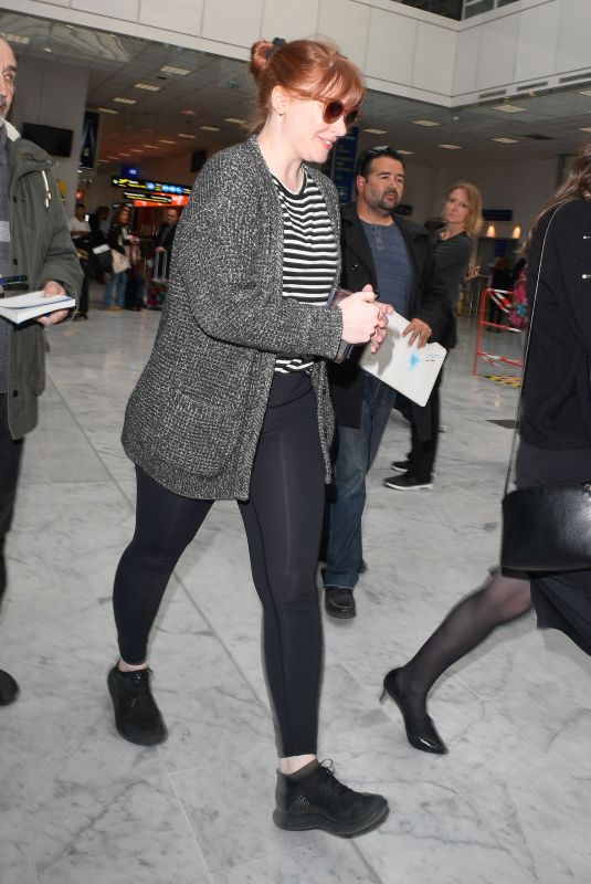 BRYCE DALLAS HOWARD Arrives at Nice Airport 05/15/2019