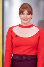 BRYCE DALLAS HOWARD at Lorraine Show in London 05/20/2019