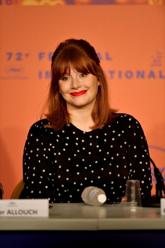 BRYCE DALLAS HOWARD at Rocketman Press Conference at Cannes Film Festival 05/17/2019