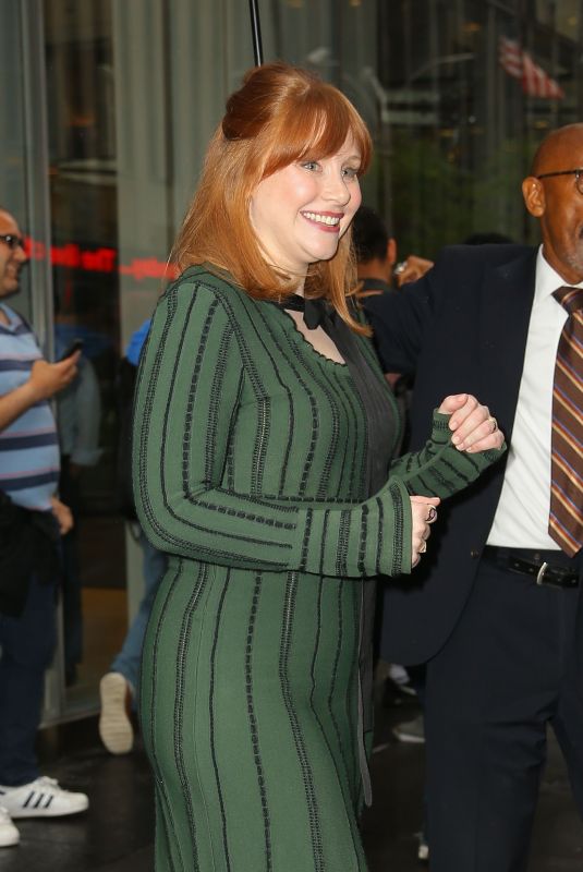 BRYCE DALLAS HOWARD Out and About in New York 05/28/2019