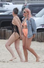 BUSY PHILIPPS in Bikini on the Set of Her New Show in Venice 04/29/2019