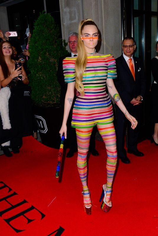 CARA DELEVINGNE at 2019 Met Gala in New York 05/06/2019