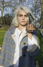 CARA DELEVINGNE for Burberry Fragrance Campaign, May 2019