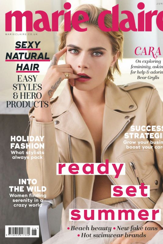 CARA DELEVINGNE in Marie Claire Magazine, UK June 2019