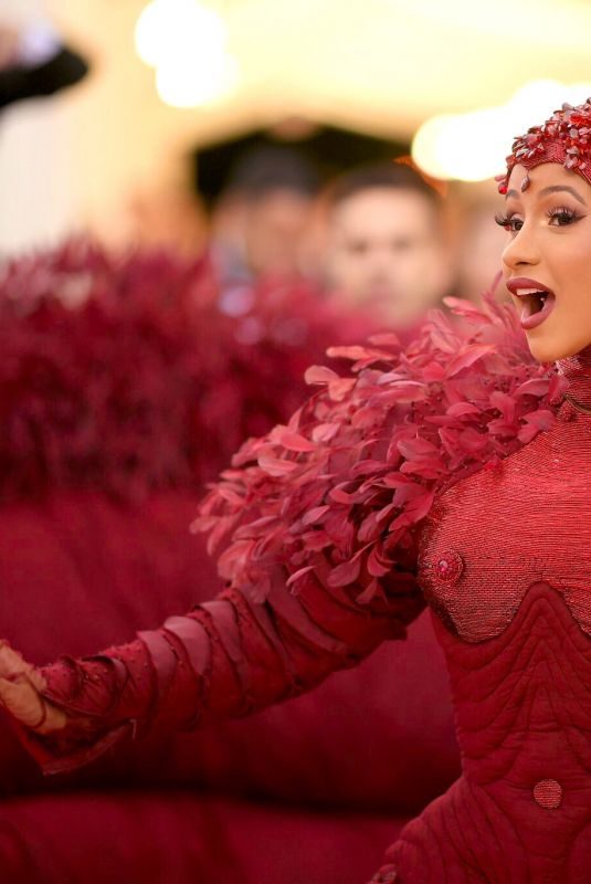 CARDI B at 2019 Met Gala in New York 05/06/2019