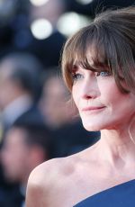 CARLA BRUNI at Les Miserables Screening at 2019 Cannes Film Festival 05/15/2019