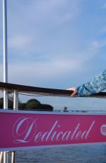 CARLY RAE JEPSEN Celebrates Her Upcoming Album Dedicated in Marina Del Rey 05/11/2019