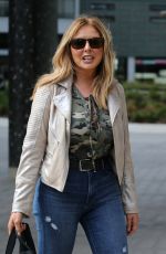 CAROL VORDERMAN in Tight Denim Arrives at ITV Studios in London 05/30/2019