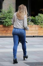 CAROL VORDERMAN in Tight Denim Arrives at ITV Studios in London 05/30/2019