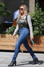 CAROL VORDERMAN in Tight Denim Arrives at ITV Studios in London 05/30/2019