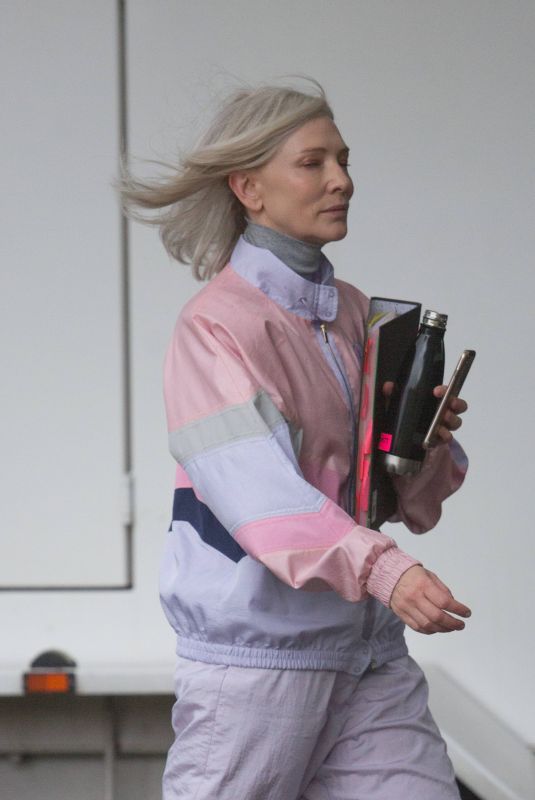 CATE BLANCHETT on the Set of Stateless in Adelaide 05/28/2019