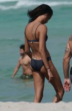 CHANTAL MONAGHAN in Bikini on the Beach in Miami 05/08/2019