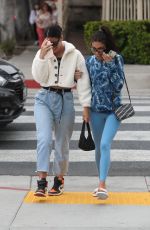 CHANTEL JEFFIRES and CINDY KIMBERLY Out for Lunch in West Hollywood 05/08/2019