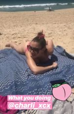 CHARLI XCX in Bikini - Instagram Pictures and Video 05/27/2019