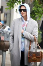 CHARLIZE THERON Leaves a Meeting in Hollywood 05/07/2019