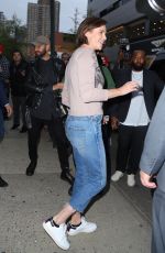 CHARLIZE THERON Leaves Daily Show in New York 05/02/2019