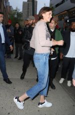 CHARLIZE THERON Leaves Daily Show in New York 05/02/2019