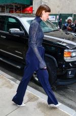 CHARLIZE THERON Leaves Hotel in New York 05/01/2019
