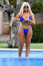 CHLOE FERRY in Bikini at a Pool in Ibiza 05/26/2019