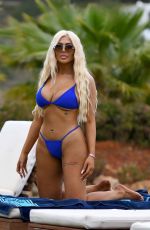 CHLOE FERRY in Bikini at a Pool in Ibiza 05/26/2019