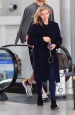 CHLOE MORETZ at Newark Airport 05/02/2019