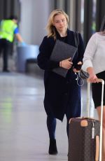 CHLOE MORETZ at Newark Airport 05/02/2019