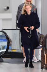 CHLOE MORETZ at Newark Airport 05/02/2019