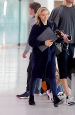 CHLOE MORETZ at Newark Airport 05/02/2019