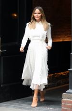CHRISSY TEIGEN Leaves Today Show in New York 05/02/2019