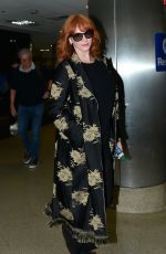 CHRISTINA HENDRICKS at LAX Airport in Los Angeles 05/14/2019