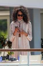 CINDY BRUNA at Eden Roc Hotel in Cannes 05/16/2019