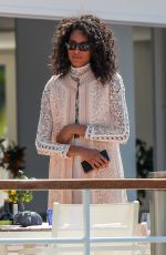 CINDY BRUNA at Eden Roc Hotel in Cannes 05/16/2019