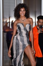 CINDY BRUNA Leaves Her Hotel in Cannes 05/17/2019