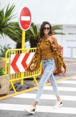 CINDY BRUNA Out on Croisette in Cannes 05/19/2019