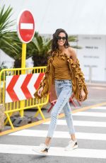 CINDY BRUNA Out on Croisette in Cannes 05/19/2019