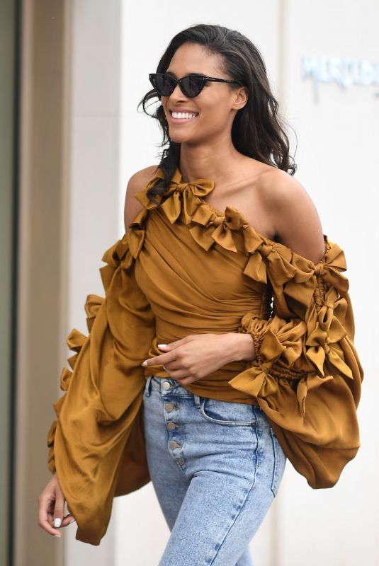 CINDY BRUNA Out on Croisette in Cannes 05/19/2019