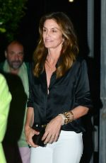 CINDY CRAWFORD Night Out in Santa Monica 05/25/2019