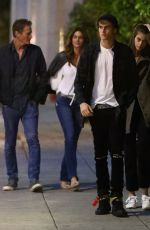 CINDY, KAIA, PRESLEY and Randy GERBER at Matsuhisa in Los Angeles 05/29/2019
