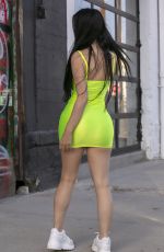 CLAUDIA ALENDE in Tight Dress Out in Los Angeles 05/20/2019