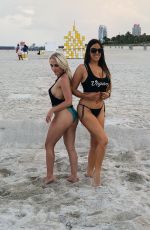 CLAUDIA ROMANI and JESS PICADO at a Photoshoot for Iapparel 05/13/2019