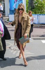 CLAUDIA SCHIFFER Out on Croisette at Cannes Film Festival 05/20/2019
