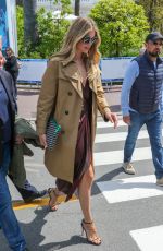 CLAUDIA SCHIFFER Out on Croisette at Cannes Film Festival 05/20/2019