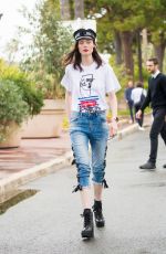 COCO ROCHA Out at Cannes Film Festival 05/18/2019