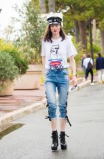 COCO ROCHA Out at Cannes Film Festival 05/18/2019