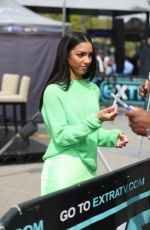 CORINE DOXX Arrives at Universal Studios in Universal City 05/21/2019