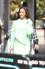 CORINE DOXX Arrives at Universal Studios in Universal City 05/21/2019