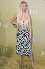 CORINNE OLYMPIOS at The Hustle Premiere in Los Angeles 05/08/2019