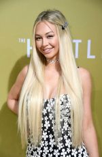 CORINNE OLYMPIOS at The Hustle Premiere in Los Angeles 05/08/2019