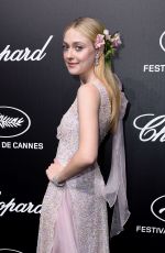 DAKOTA FANNING at Official Trophee Chopard Dinner at Cannes Film Festival 05/20/2019